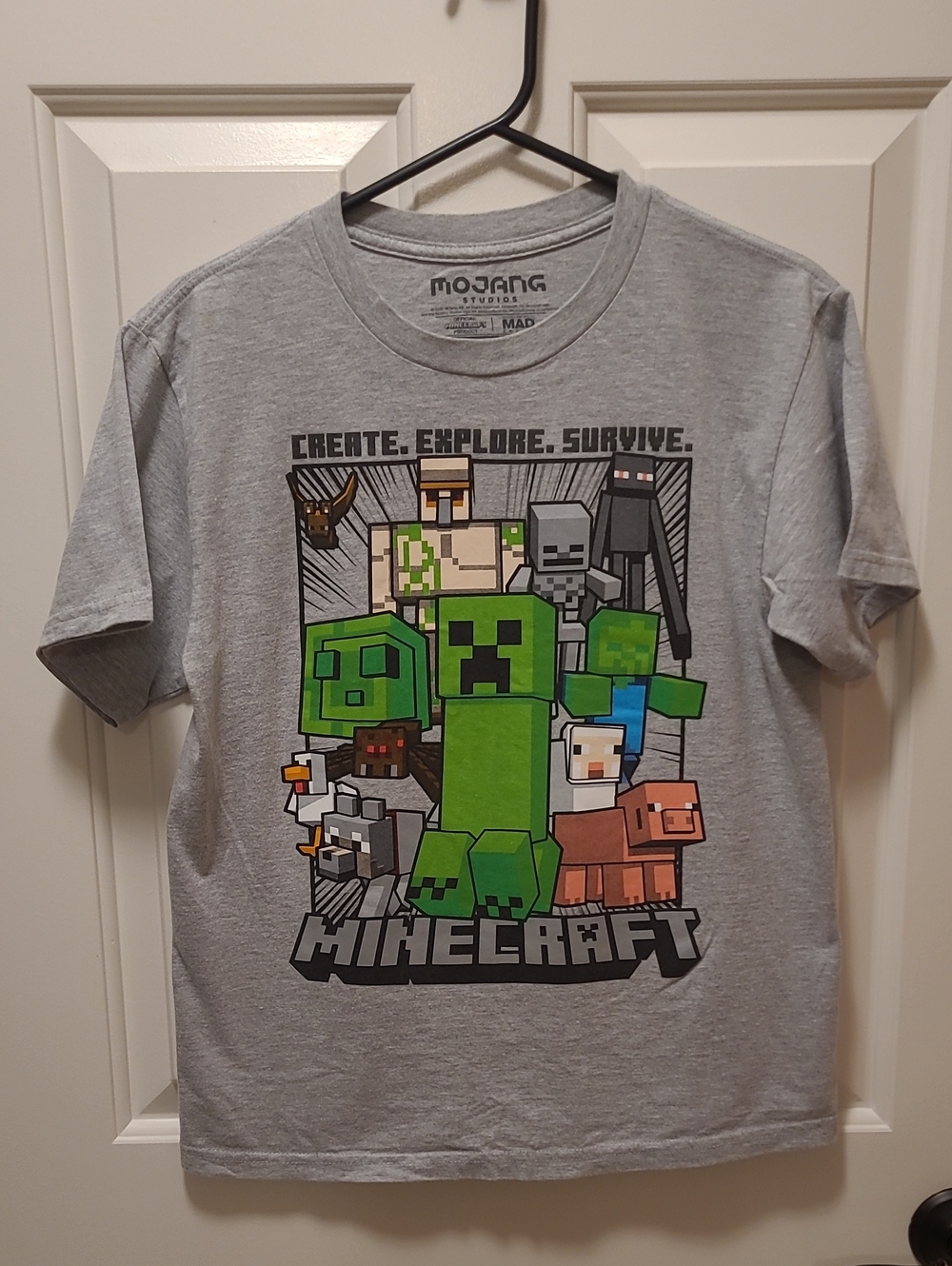 NWOT Minecraft Graphic Crewneck T-Shirt - L